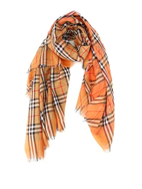 burberry scarf cotton